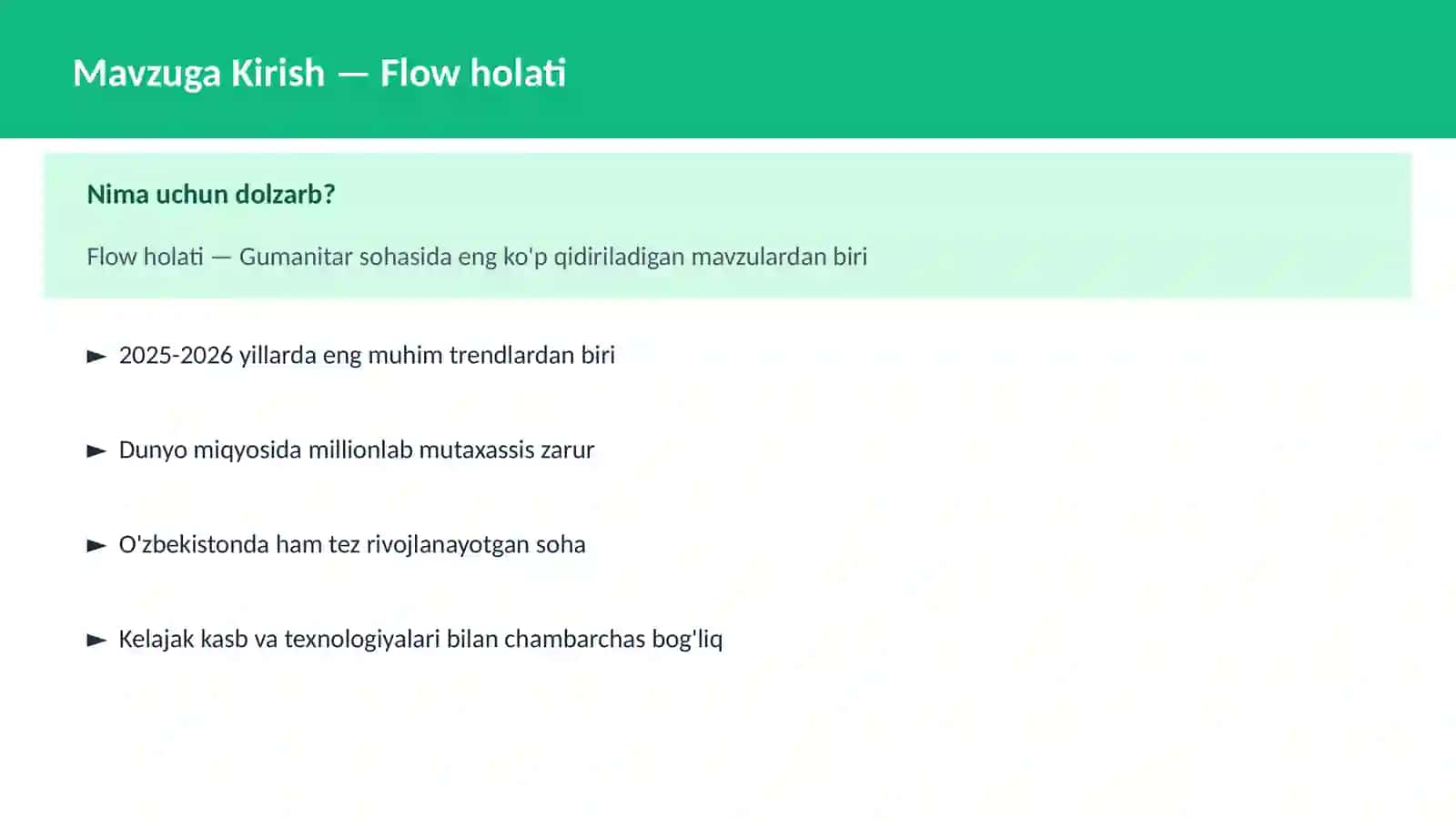 Flow holati 2