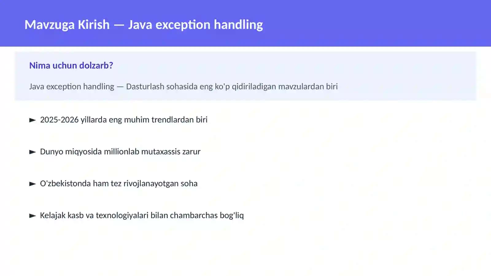 Java exception handling 2