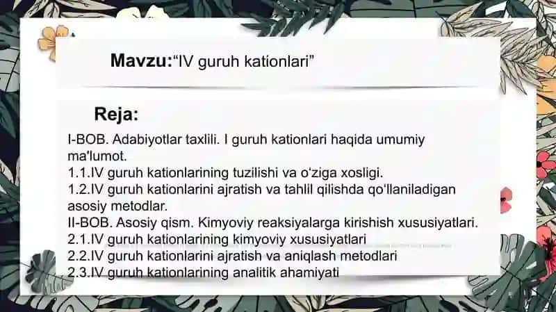Analitik kimyo kursi 2