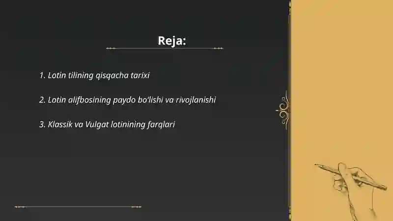 Lotin Tili Tarixi 2