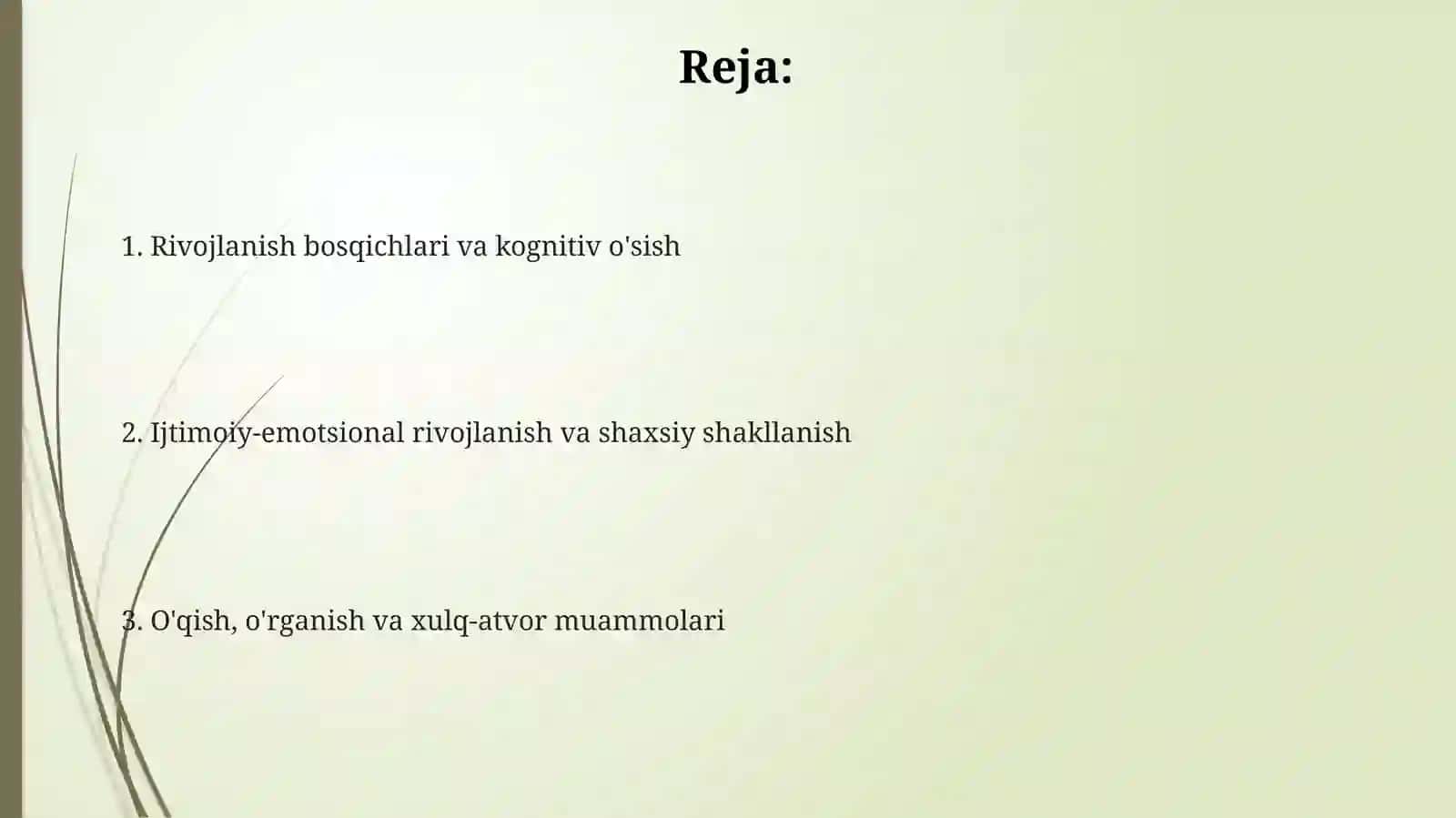 Maktab yoshdagi bolalar psixologiyasi 2