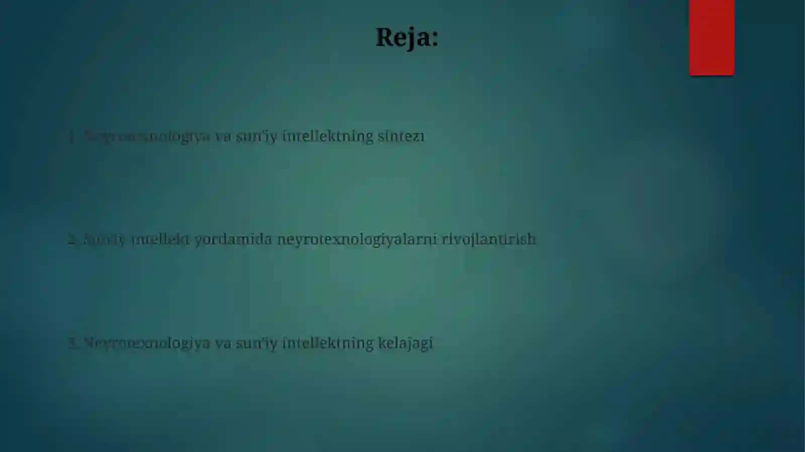 Neyrotexnologiya va sun'iy intellekt 2