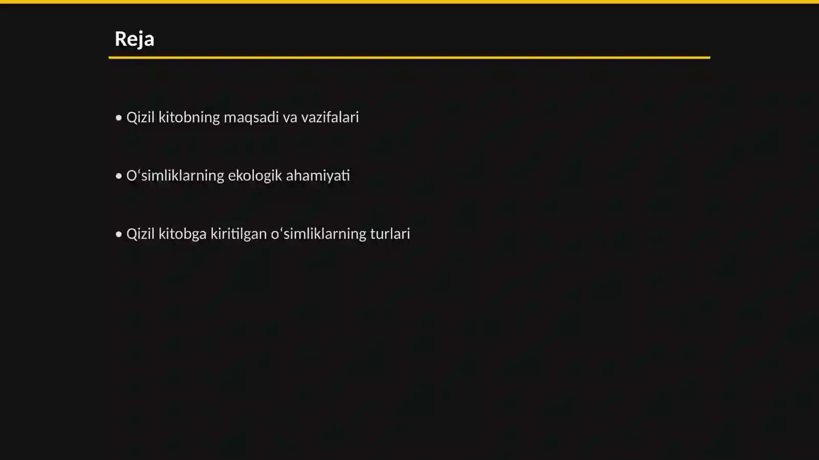 Qizil kitobga kiritilgan oʻsimliklarni örganish 2