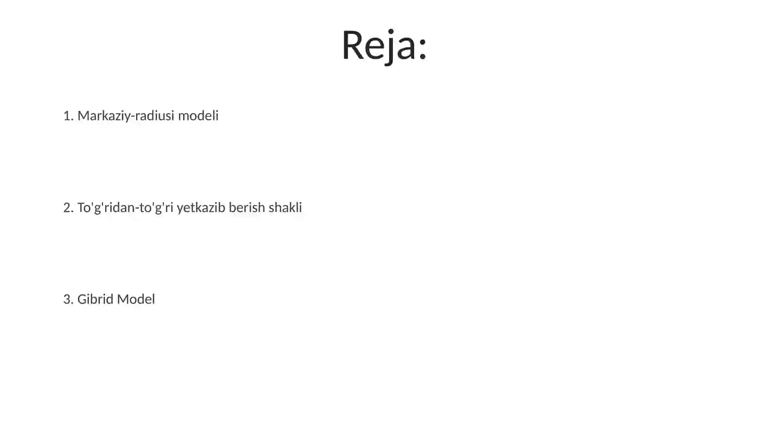Yetkazib Berish Xizmatini Tashkil Etish 2