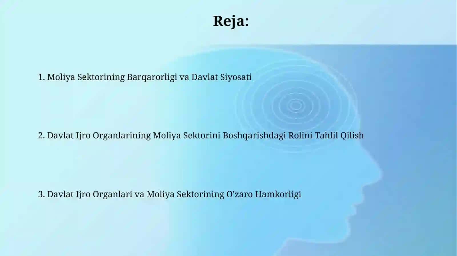 Давлат ижроия органлари ва молиявий соҳа бошқаруви 2