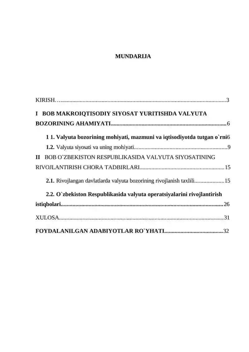 MAKROIQTISODIY SIYOSATNING MUVOZANATLI VALYUTA BOZORIGA TASIRI 2