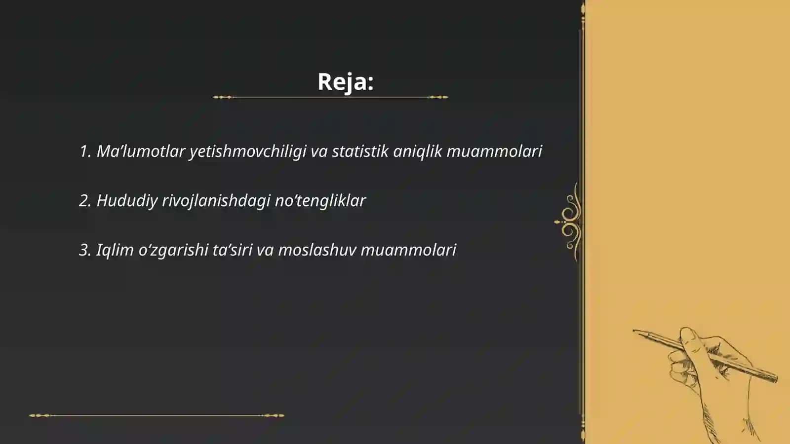 Sanoat va qishloq xoʻjaligi geografiyasi fanining muammolari 2