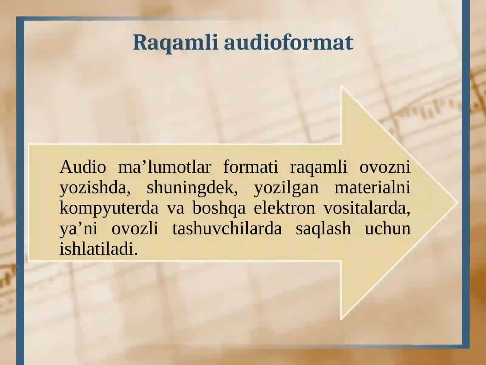 Raqamliaudiovideoningumumiyxususiyatlari 2