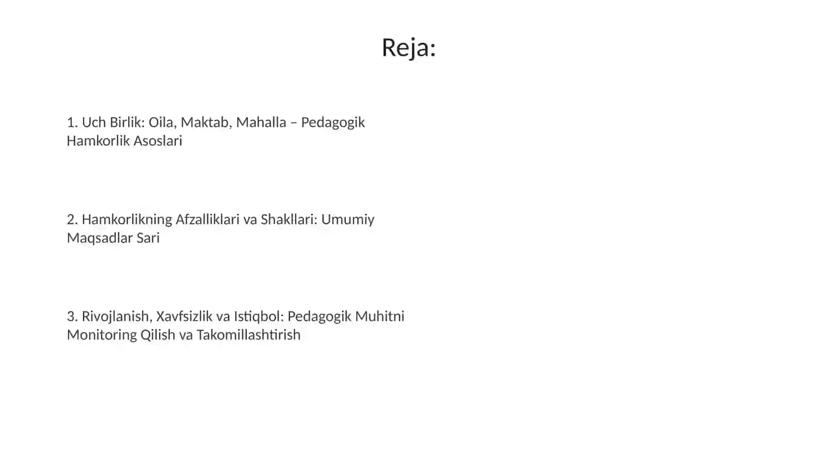 Oila-maktab-mahallahamkorligi: bolatarbiyasidayagonapedagogikmuhitnishakllantirish 2