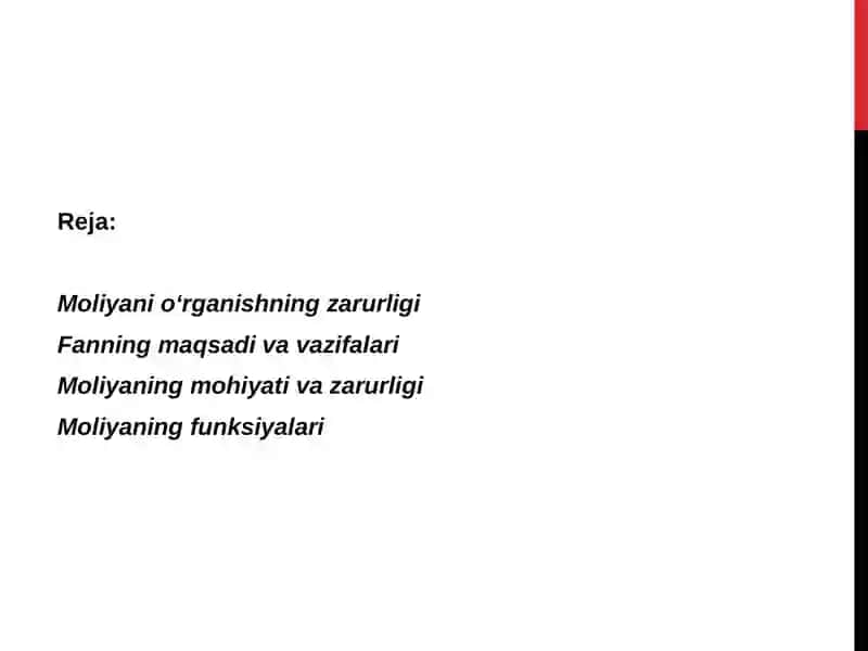 MoliyavaYAIMhamdaMDnitaqsimlash,qaytataqsimlash 2