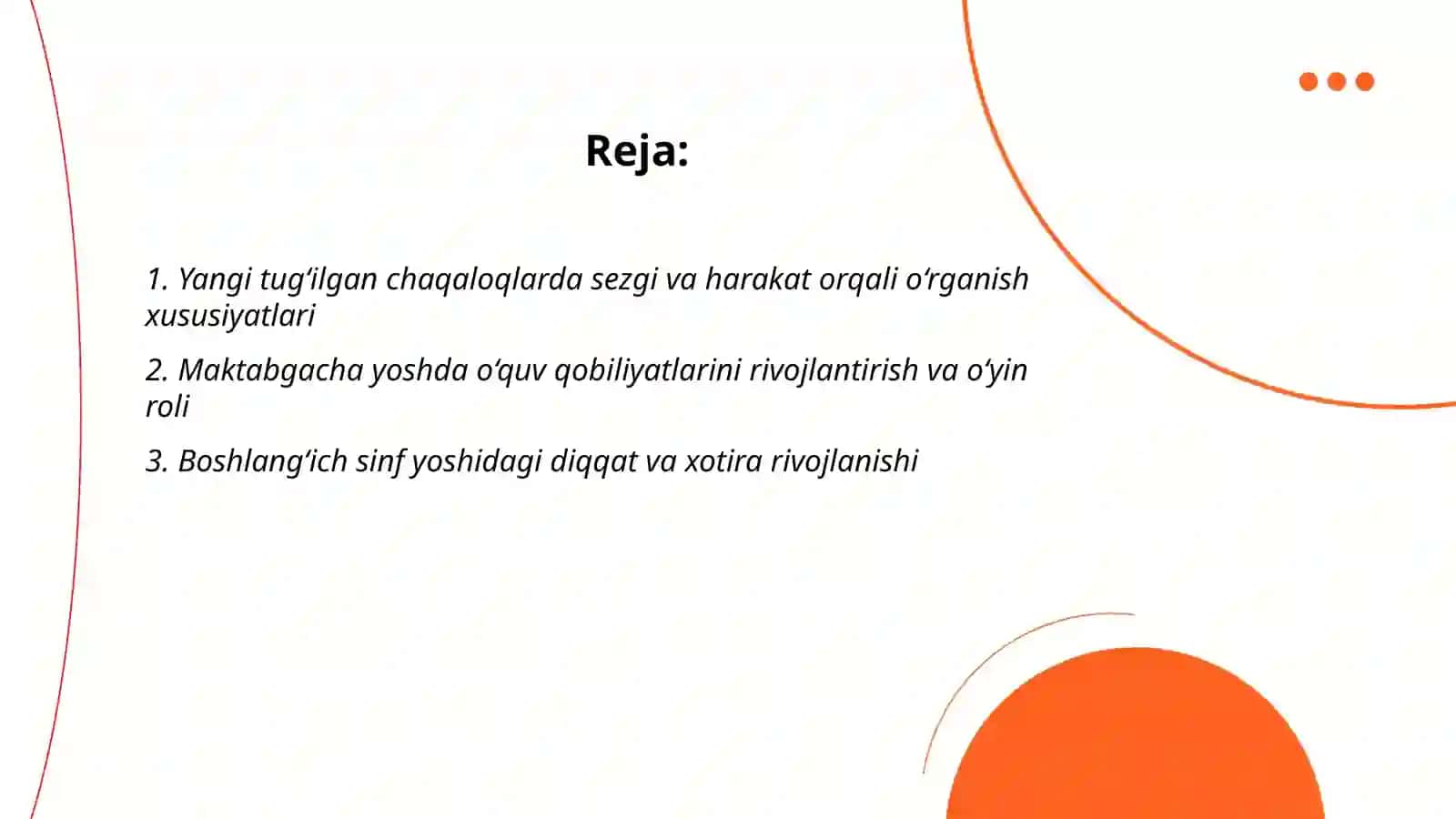 O'quv qobiliyatlarini rivojlantirishning yoshga bog'liq xususiyatlari 2