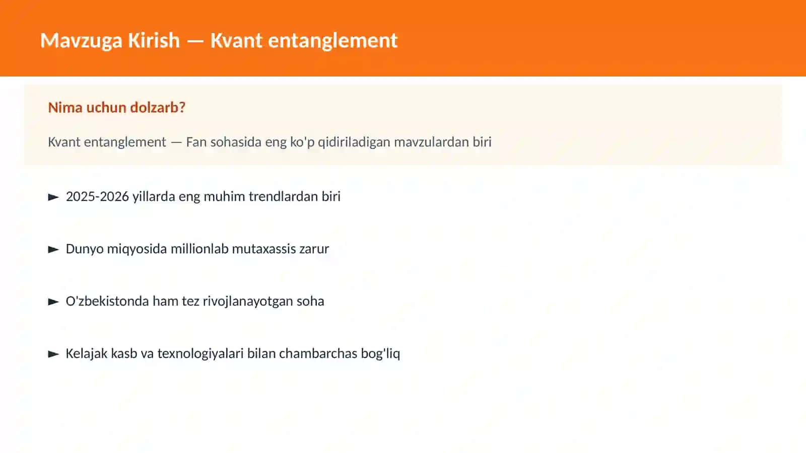 Kvant entanglement 2