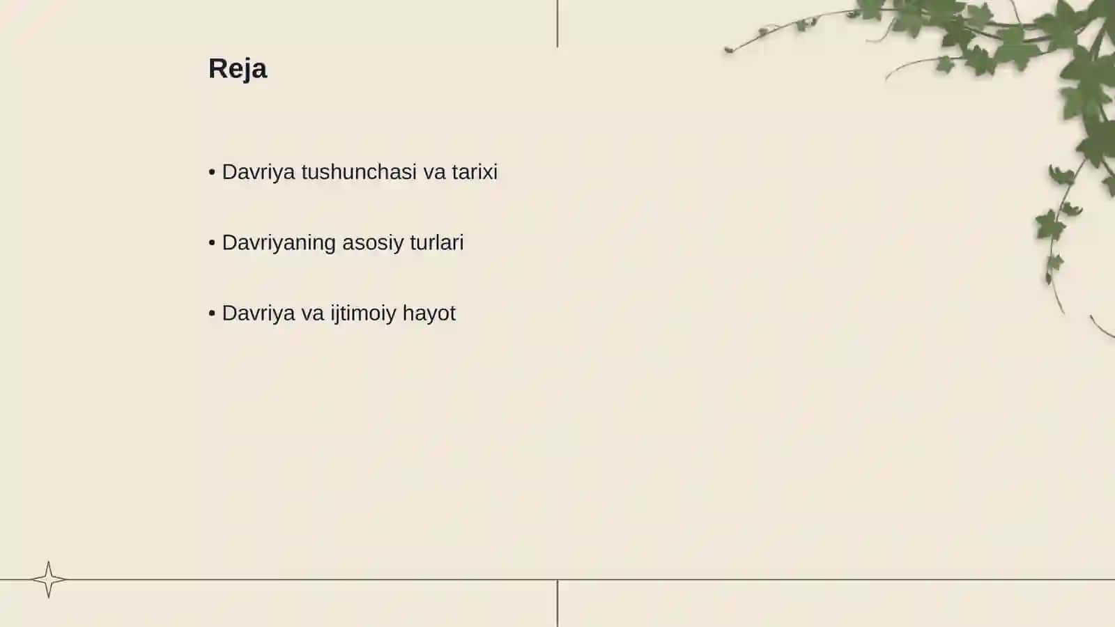 Davriya va uning turlari 2