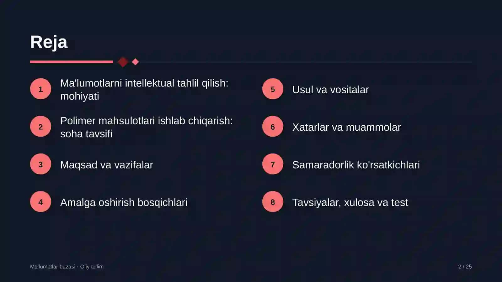 polimer mahsulotlari ishlab chiqarishda ma'lumotlarni intellektual tahlil qilish data mining 3491 2