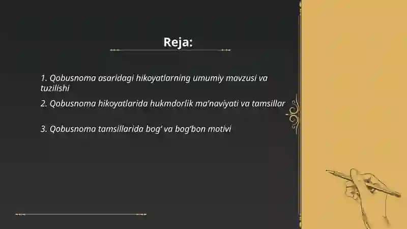Qobusnoma 2