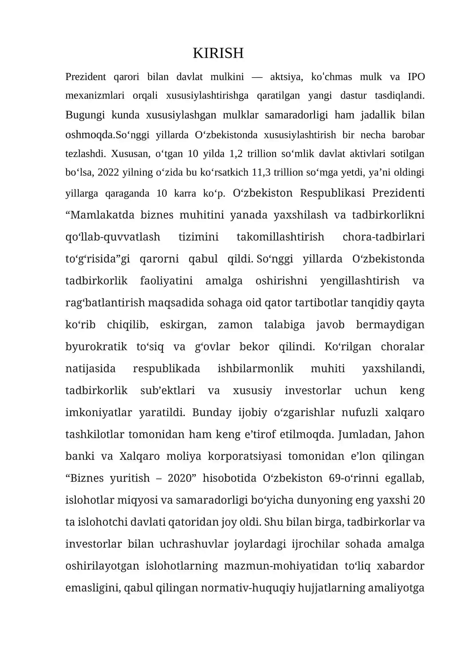 Iqtisodiyot nazariyasi fanidan kurs ishi 2