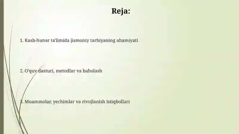Professionaltaʼlimdajismoniytarbiyadarslari 2
