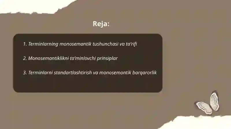 Terminlarning monosemantik xarakteri 2