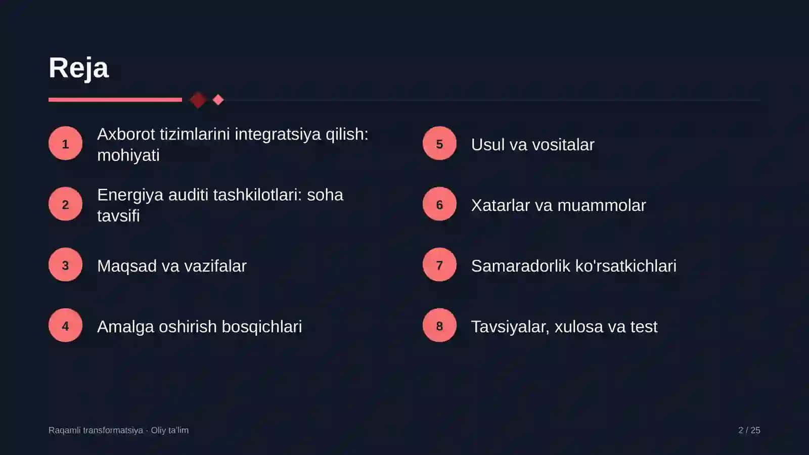 energiya auditi tashkilotlarida axborot tizimlarini o'zaro integratsiya qilish 8217 2