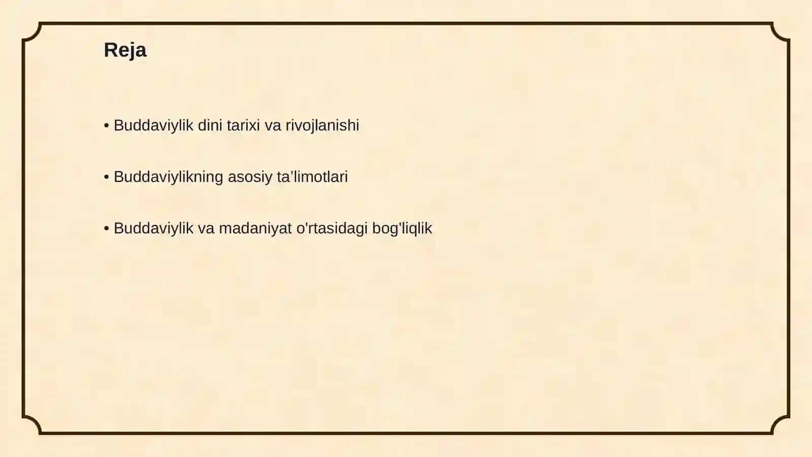 Buddaviylik dini ta’limoti va manbasi 2
