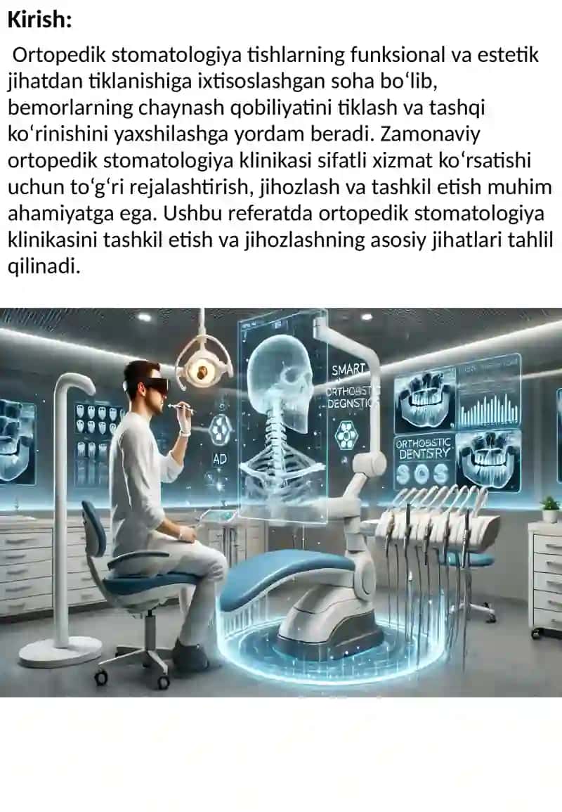 ZAMONAVIY STOMATOLOGIK QURILMALAR. Stomatologiyada dezinfeksiya va sterilizatsiya. 2
