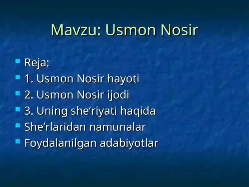 Usmon Nosir 2
