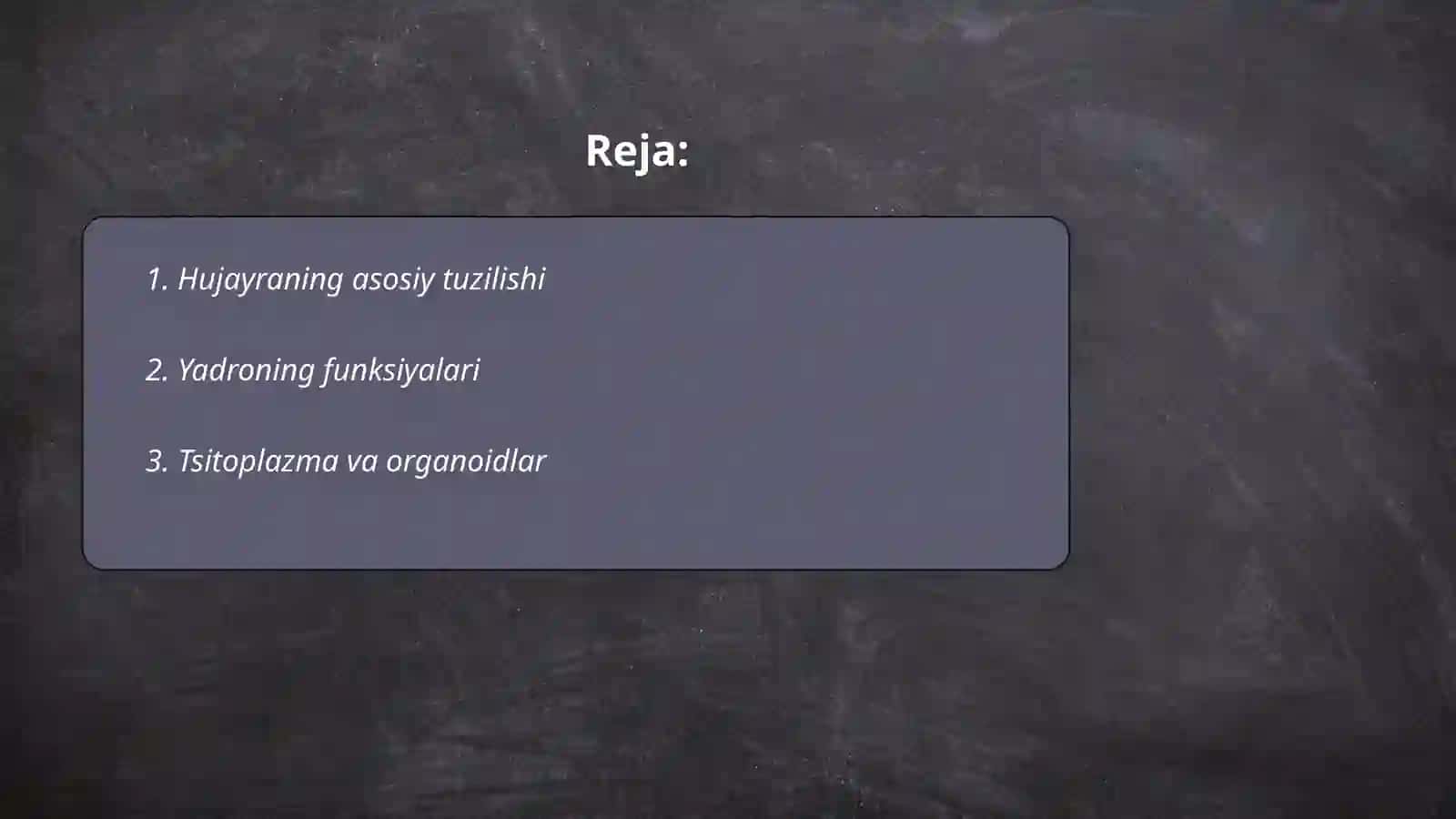 Hujayra yadrosi va hayvon toʻqimalari 2