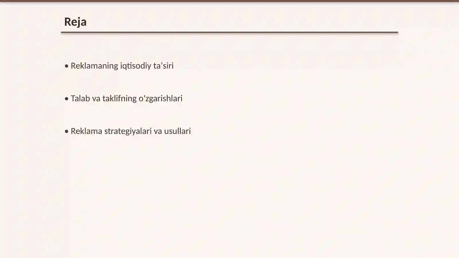 Reklamaning iqtisodiy taʼsir 2