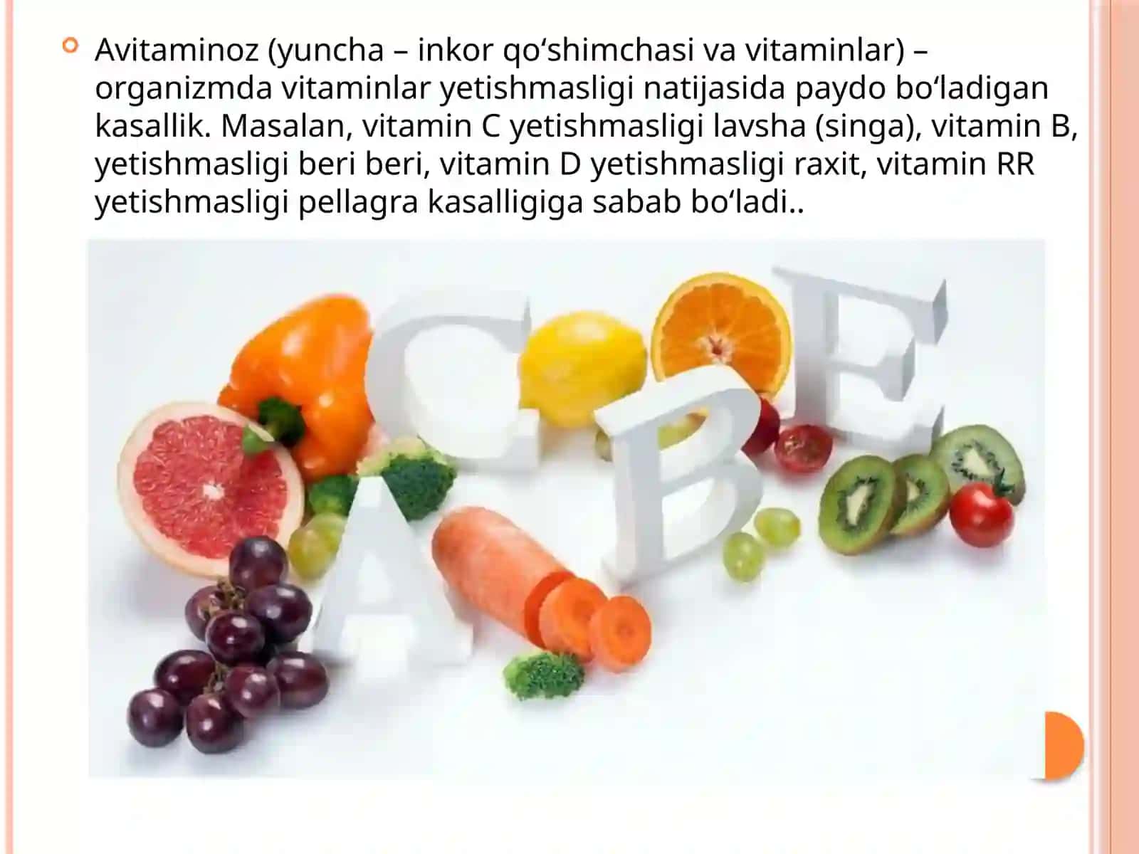 Avitaminozlar. Pellagra 2