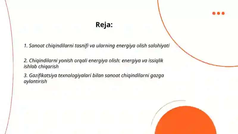 Sanoat chiqindilarni qayta ishlash va undan energiya olish imkoniyatlari 2