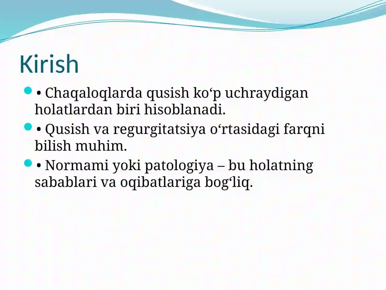 Chaqaloqlarda Qusish Sindromi 2
