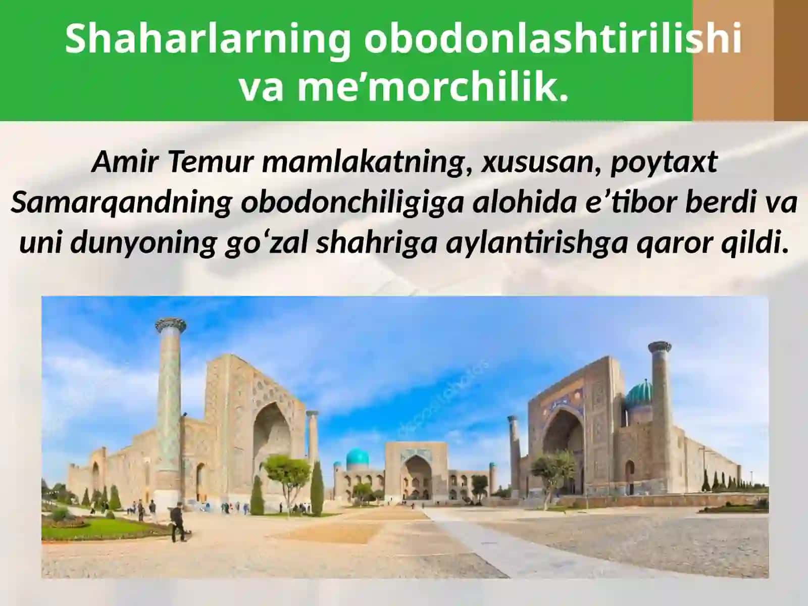 Yurt obodonchiligi, adabiyot va san’at 2
