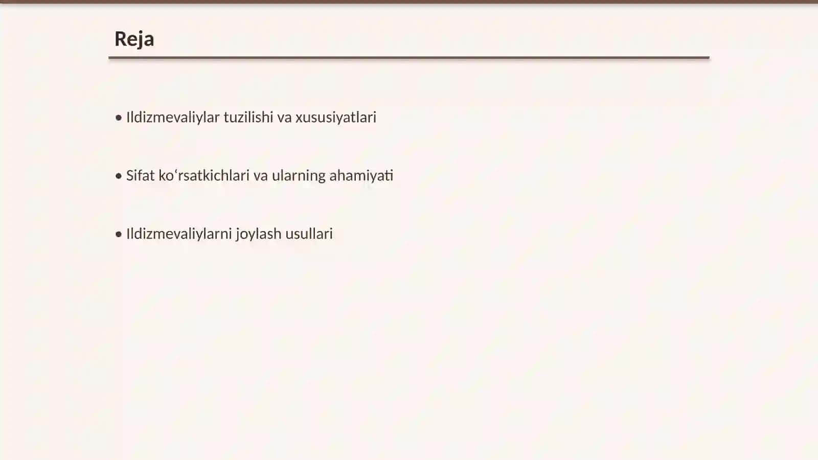 Ildizmevaliylarning tuzilishi sifat ko‘rsatkichlari joylash va saqlash usulari 2