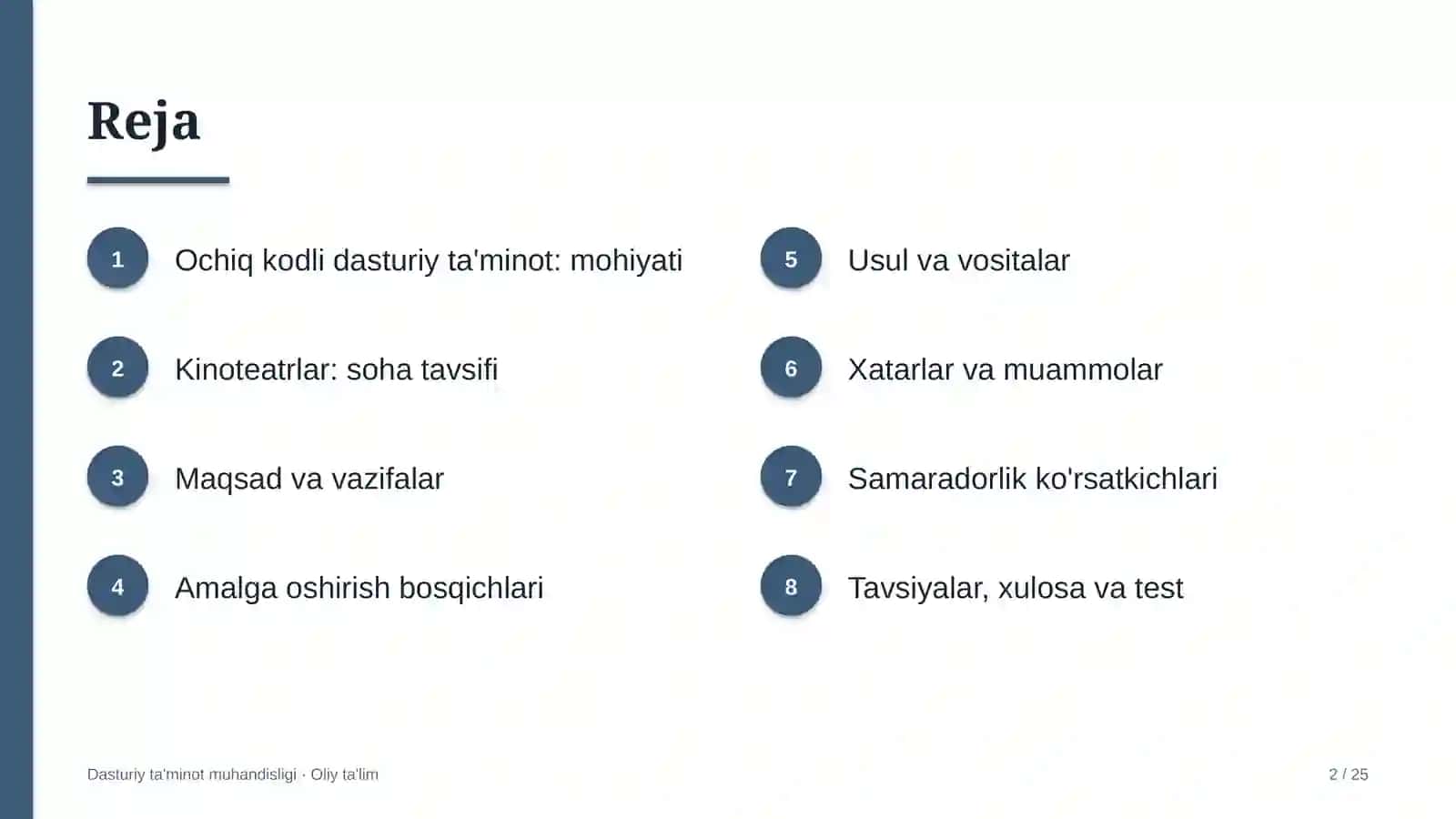 Kinoteatrlarda ochiq kodli dasturiy ta'minotdan foydalanish 2