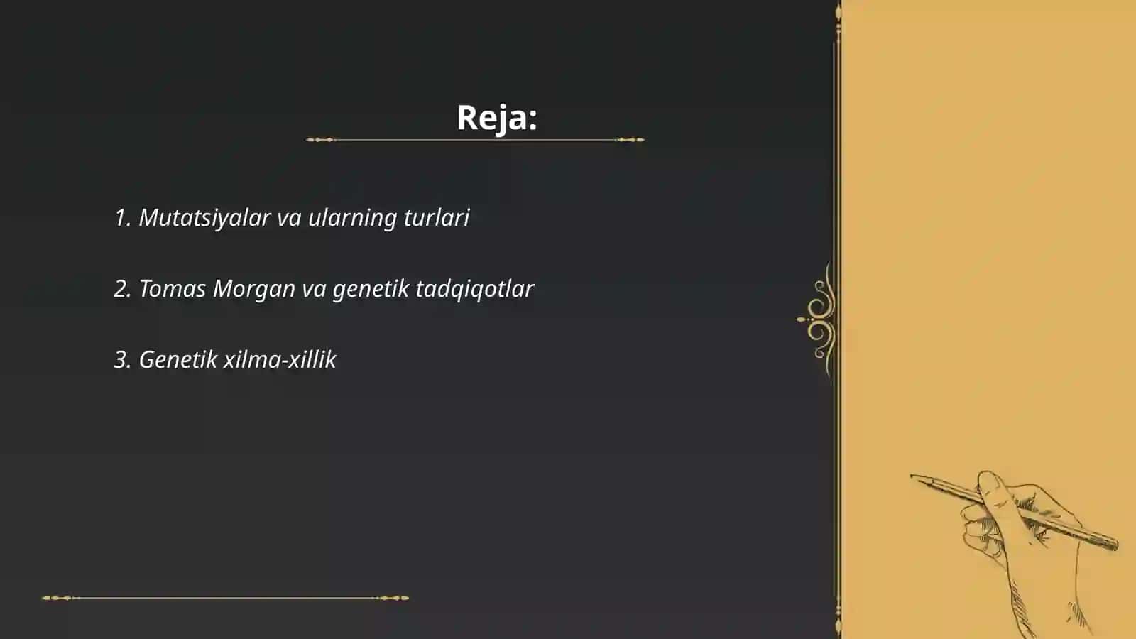 Mutatsiyalar va ularning turlari 2