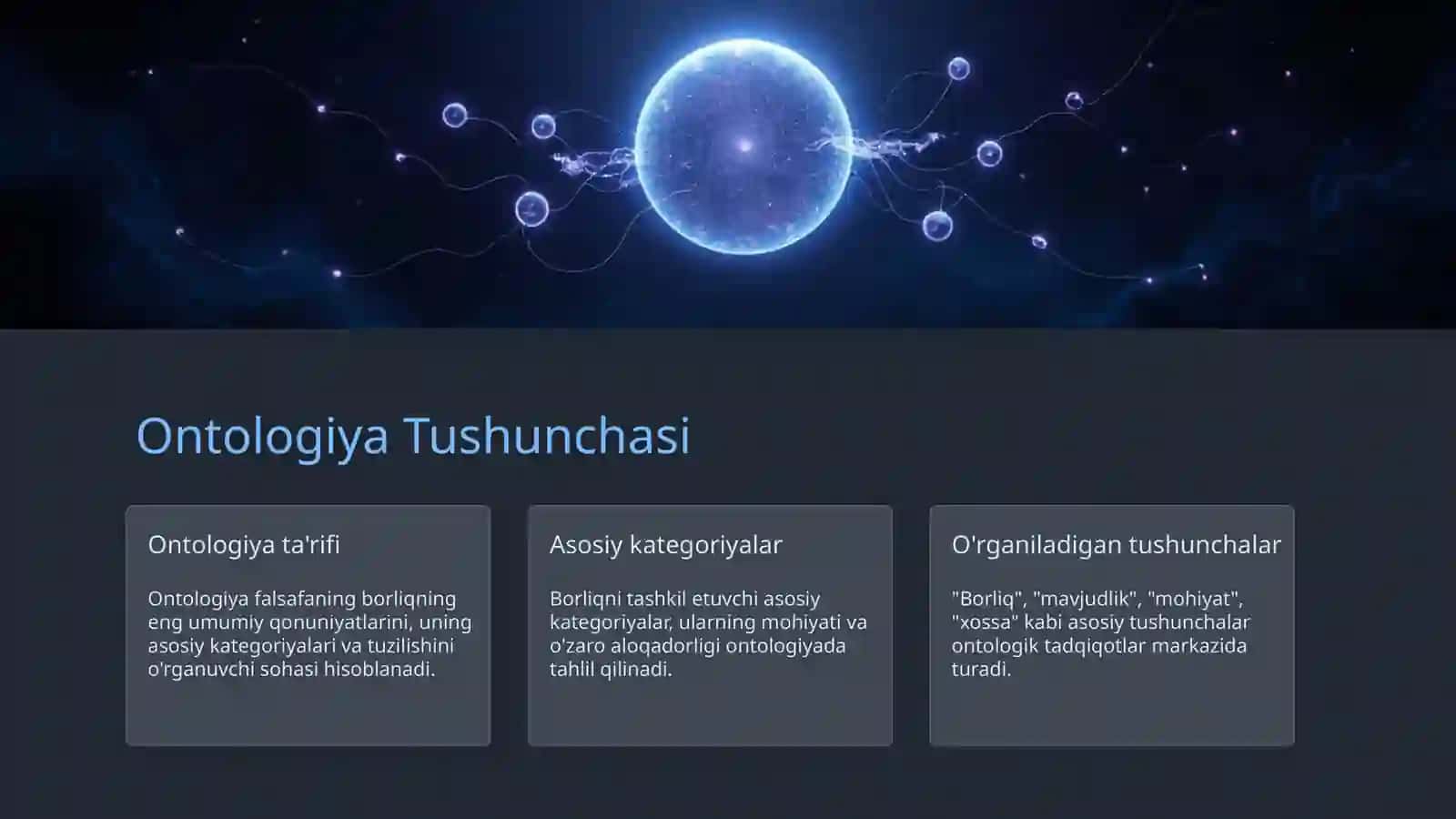 Mavjudlik Nazariyalari Ontologiyasi 2