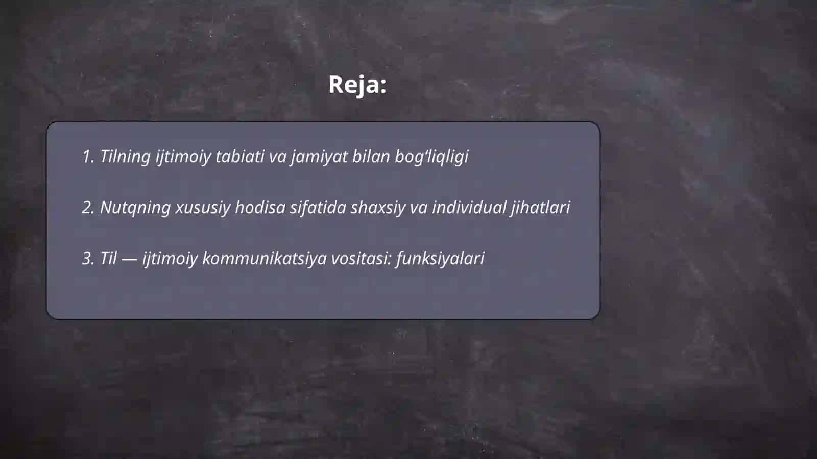 Tilning ijtimoiy,nutqning xususiy hodisa sifatidagi mohiyati 2