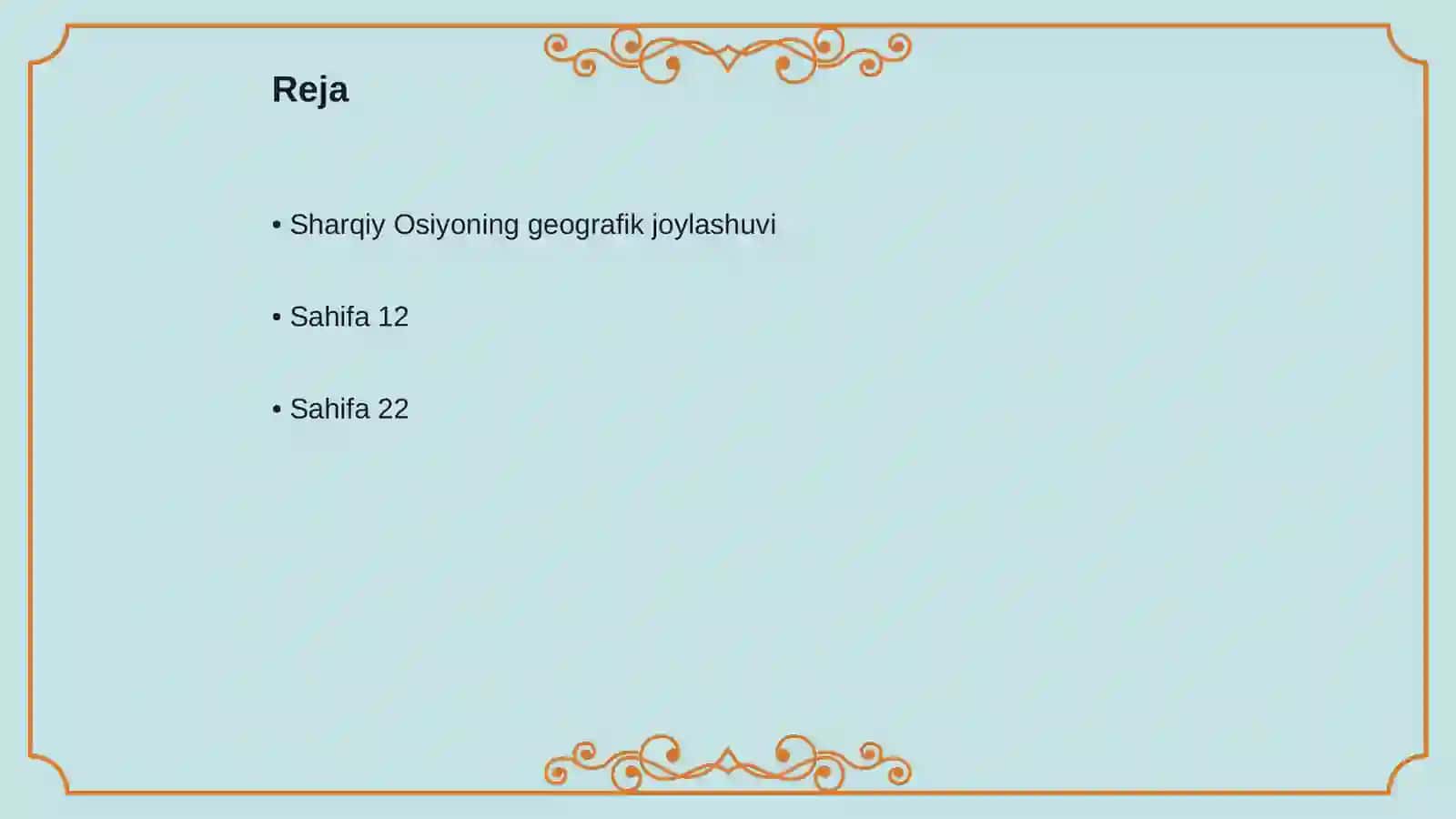 Sharqiy Osiyo xalqlari 2