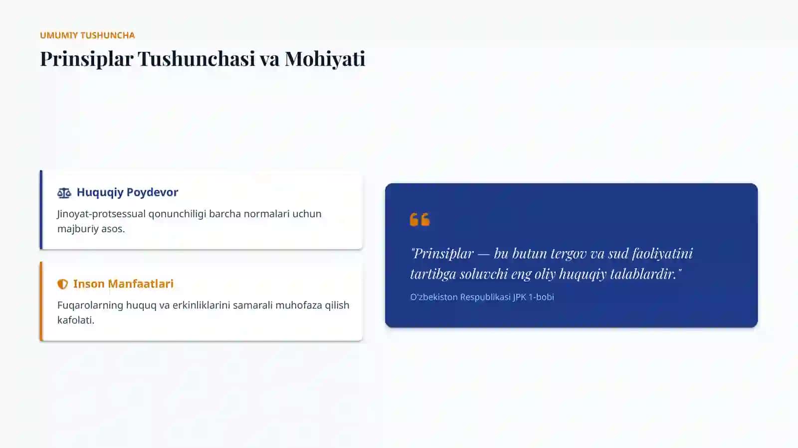 Jinoyat Protsessining Prinsiplari 2