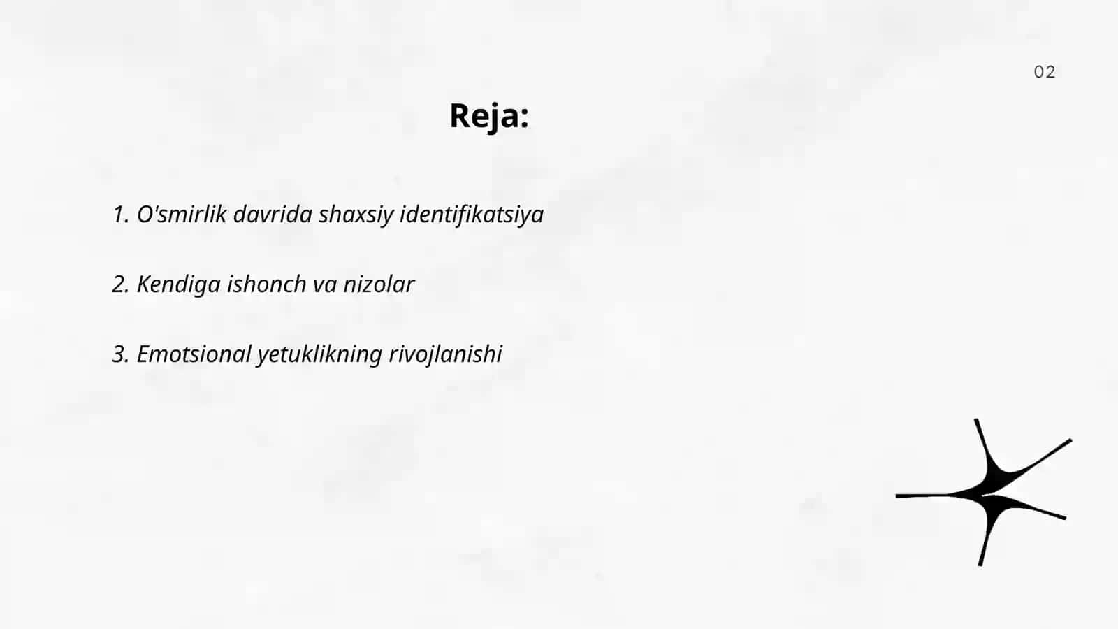 O'smirlik davrida psixologik jarayonlarning shakllanish xususiyati 2