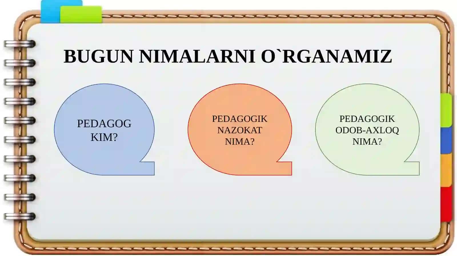 Pedagogik nazokat va odob-axloq 2