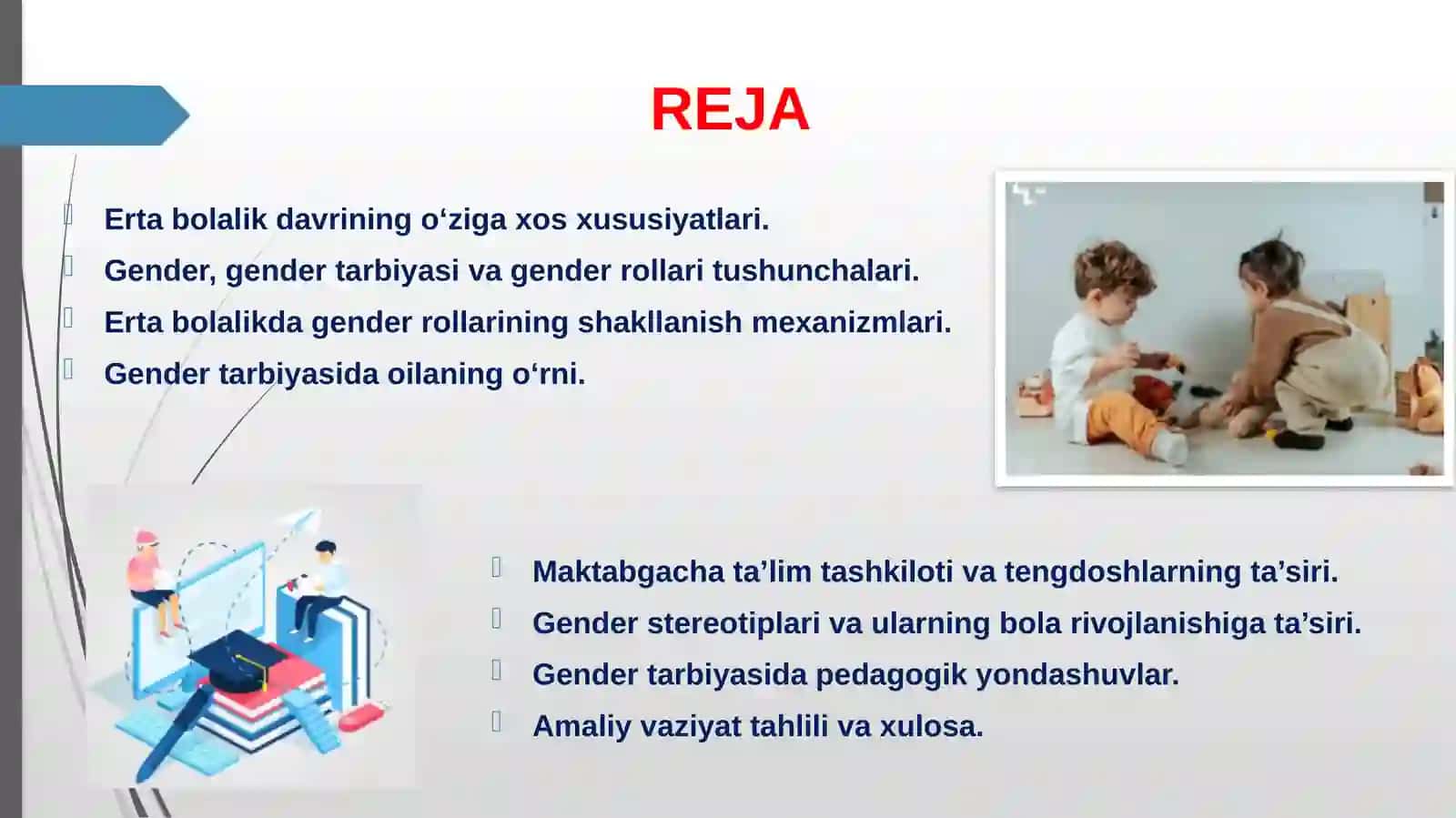 ERTA BOLALIKDA GENDR TARBIYASI GENDR ROLLARINING SHAKLLANISHI 2