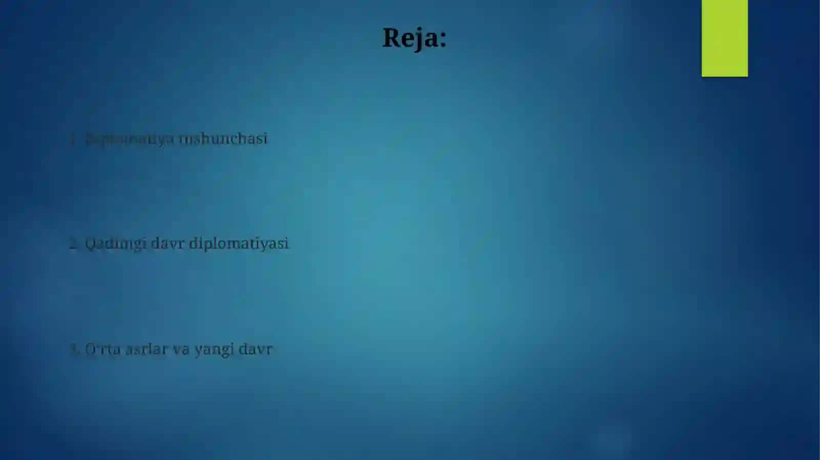 Diplomatiya tarixi 2