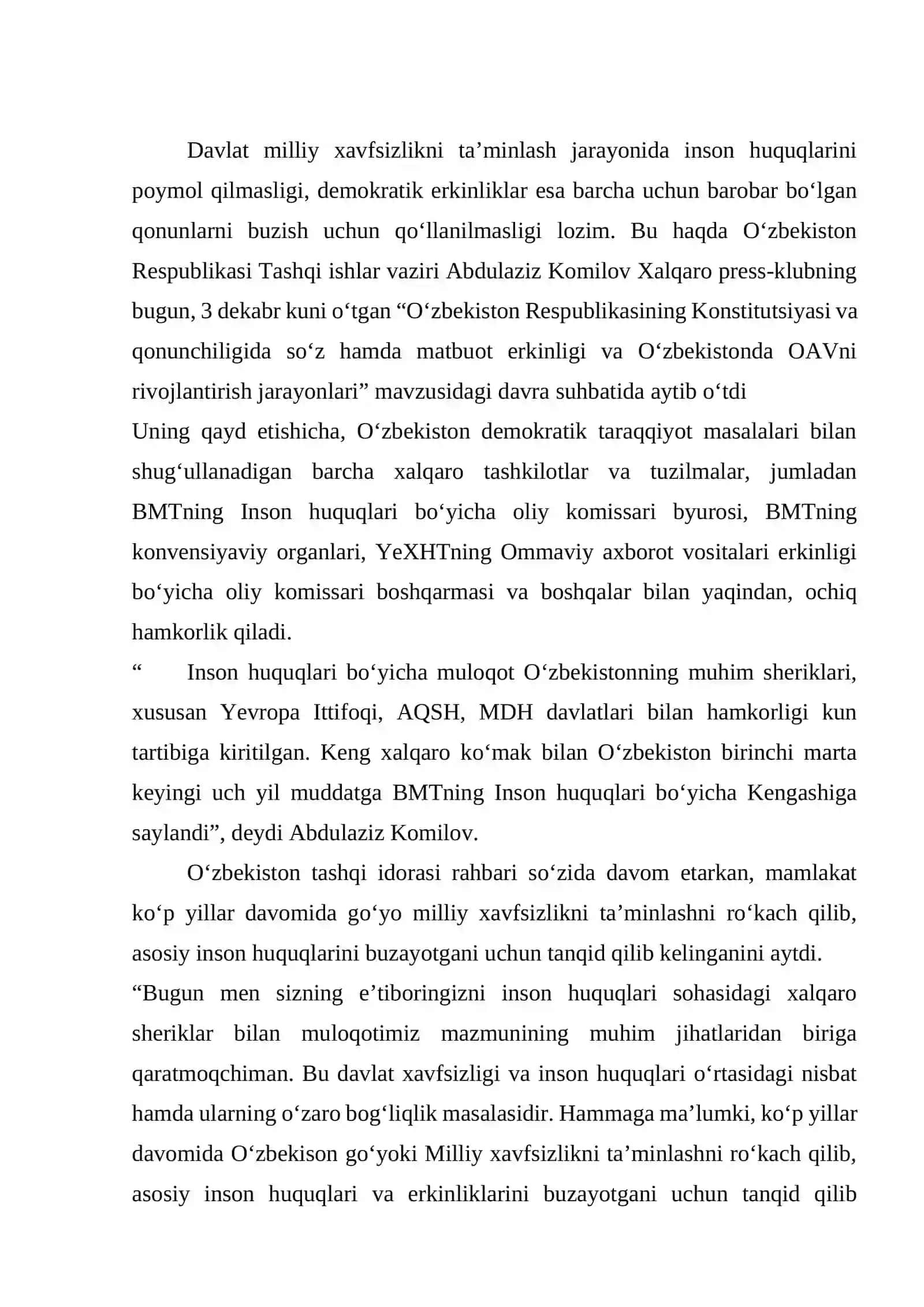 MILLIY XAVFSIZLIKNI TA'MINLASH BORASIDA AMALGA OSHIRILAYOTGAN ISHLAR 2