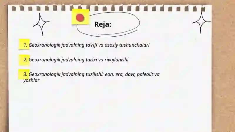 Geoxronologik jadval 2