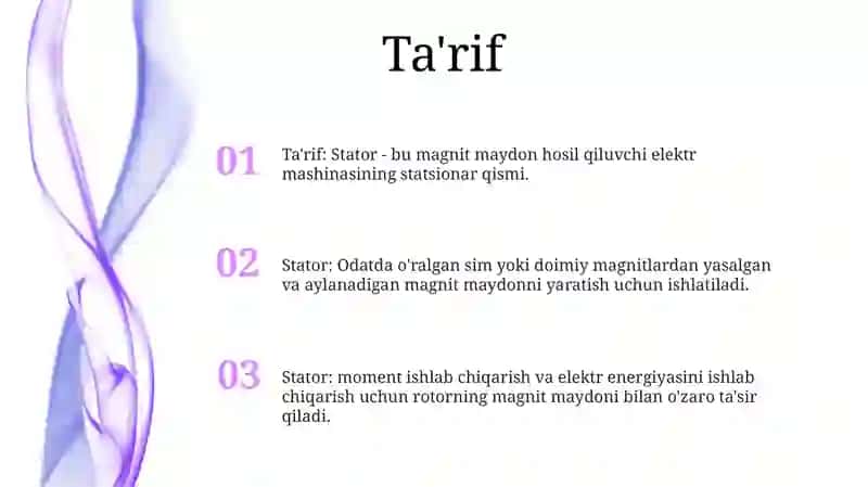 Stator 2