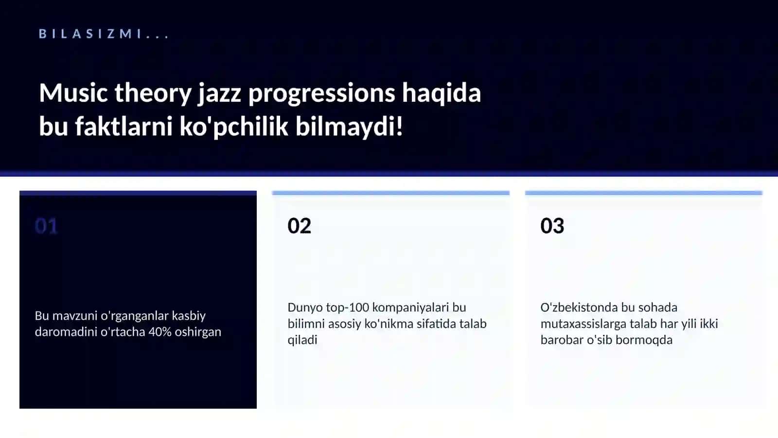 MUSIQA VA AUDIO TEXNOLOGIYALAR 2