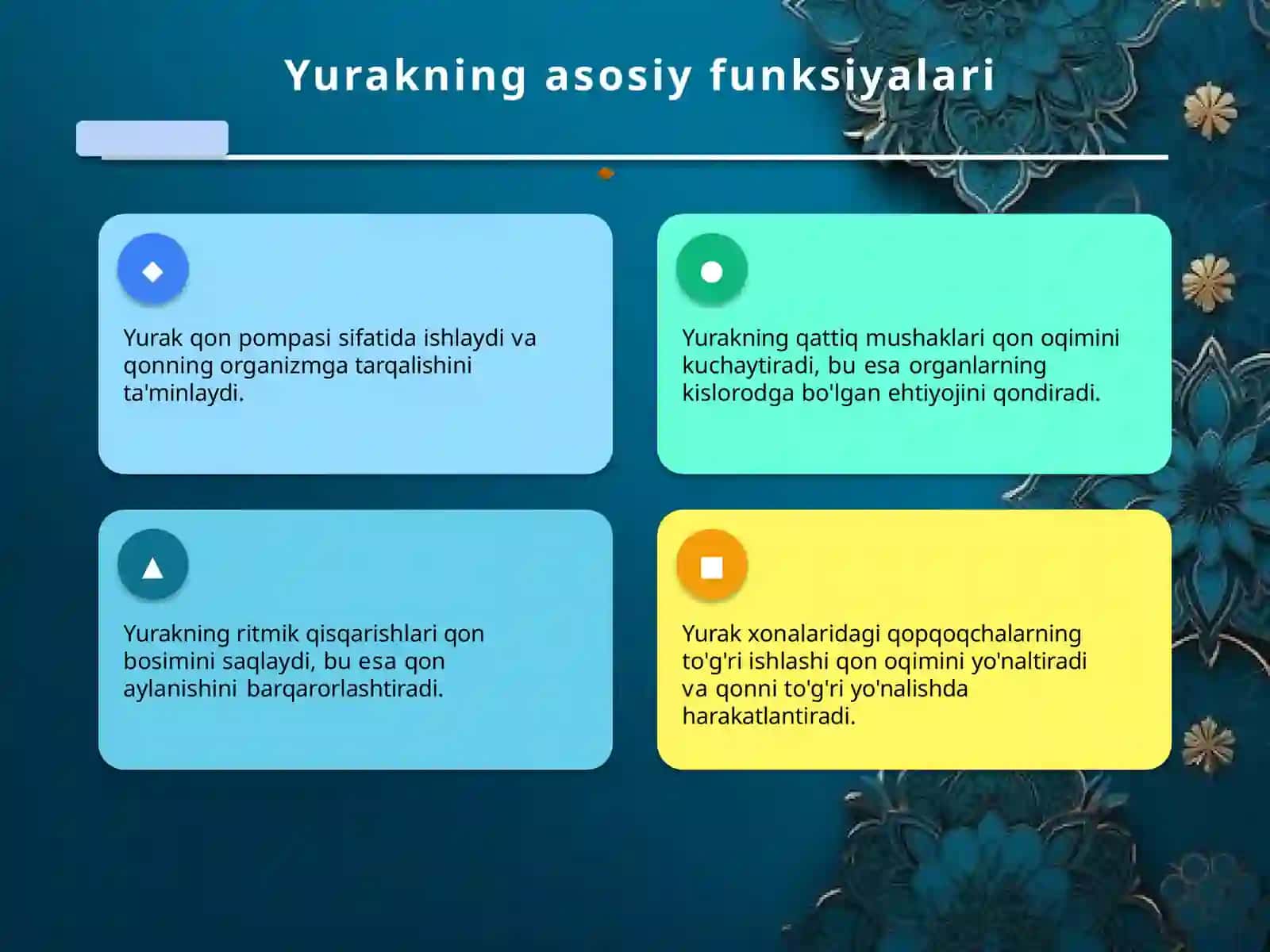 Gemodinamika yurak faoliyatining fizikaviy asoslari 2