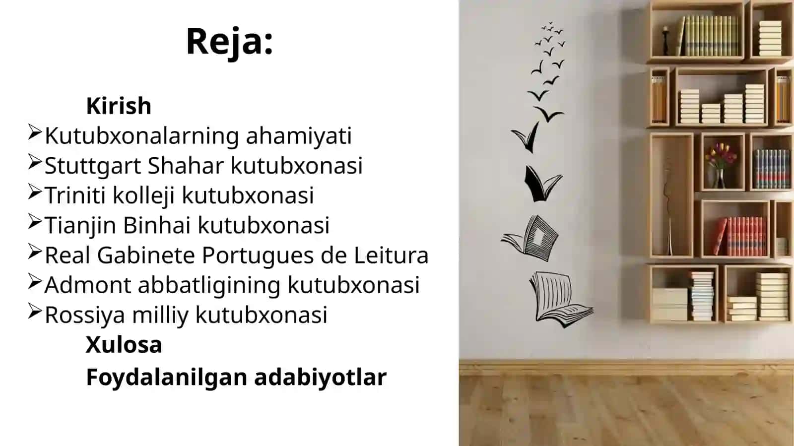 "Dunyoning g'aroyib dizaynli antiqa kutubxonalari" mavzusida tayyor slayd 2