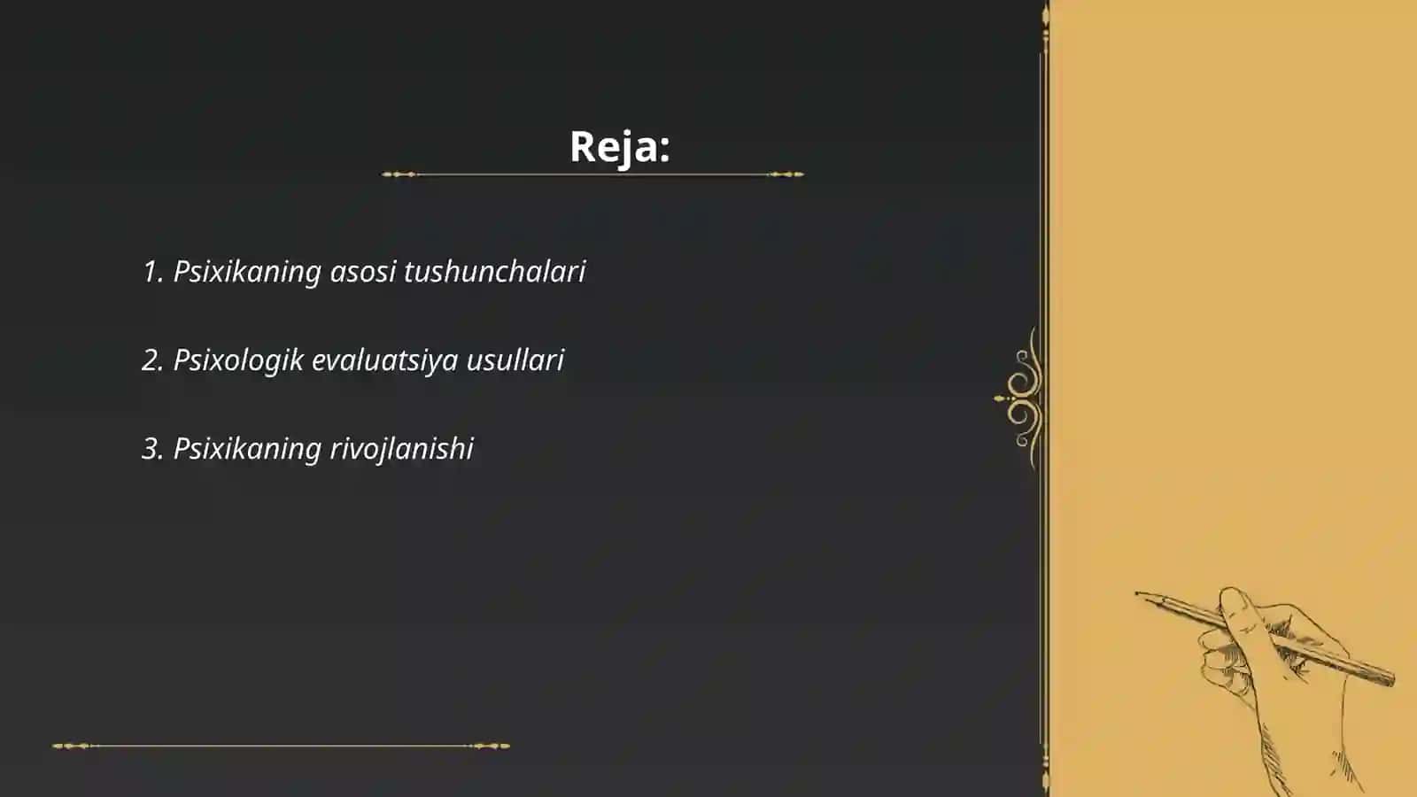Psixika va uning evalutsiyasi 2